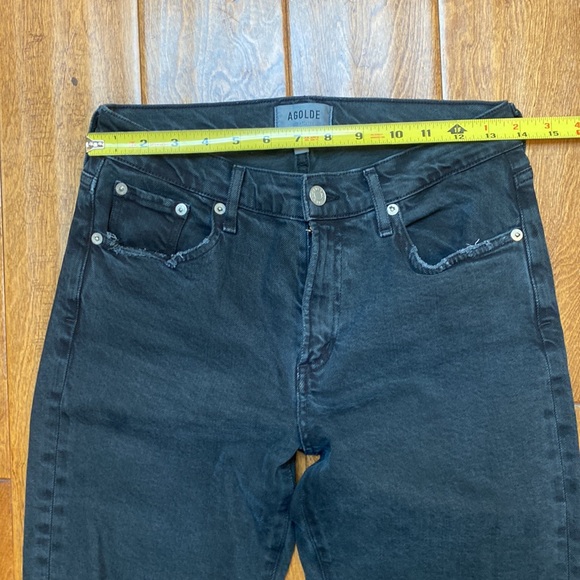 Agolde Ankle High Rise Raw Hem Jeans 27 - Picture 3 of 6